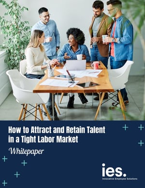Whitepaper Landing Page Thumbnail - How to Attract and Retain  Talent in a Tight Labor Market